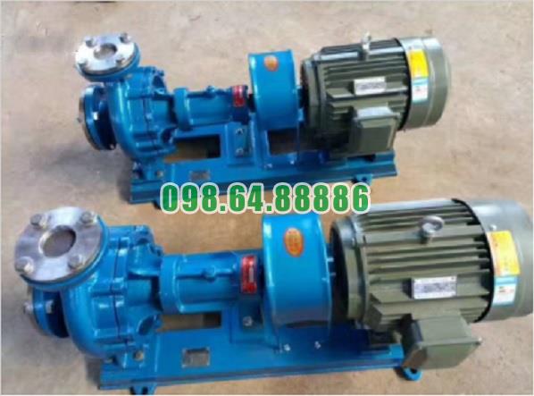 Bơm ly tâm dầu nóng RY50-32-160 lưu lượng 12.5 m3/h, công suất 3 kW, tốc độ quay 2900 vòng/phút, cột áp 30 m